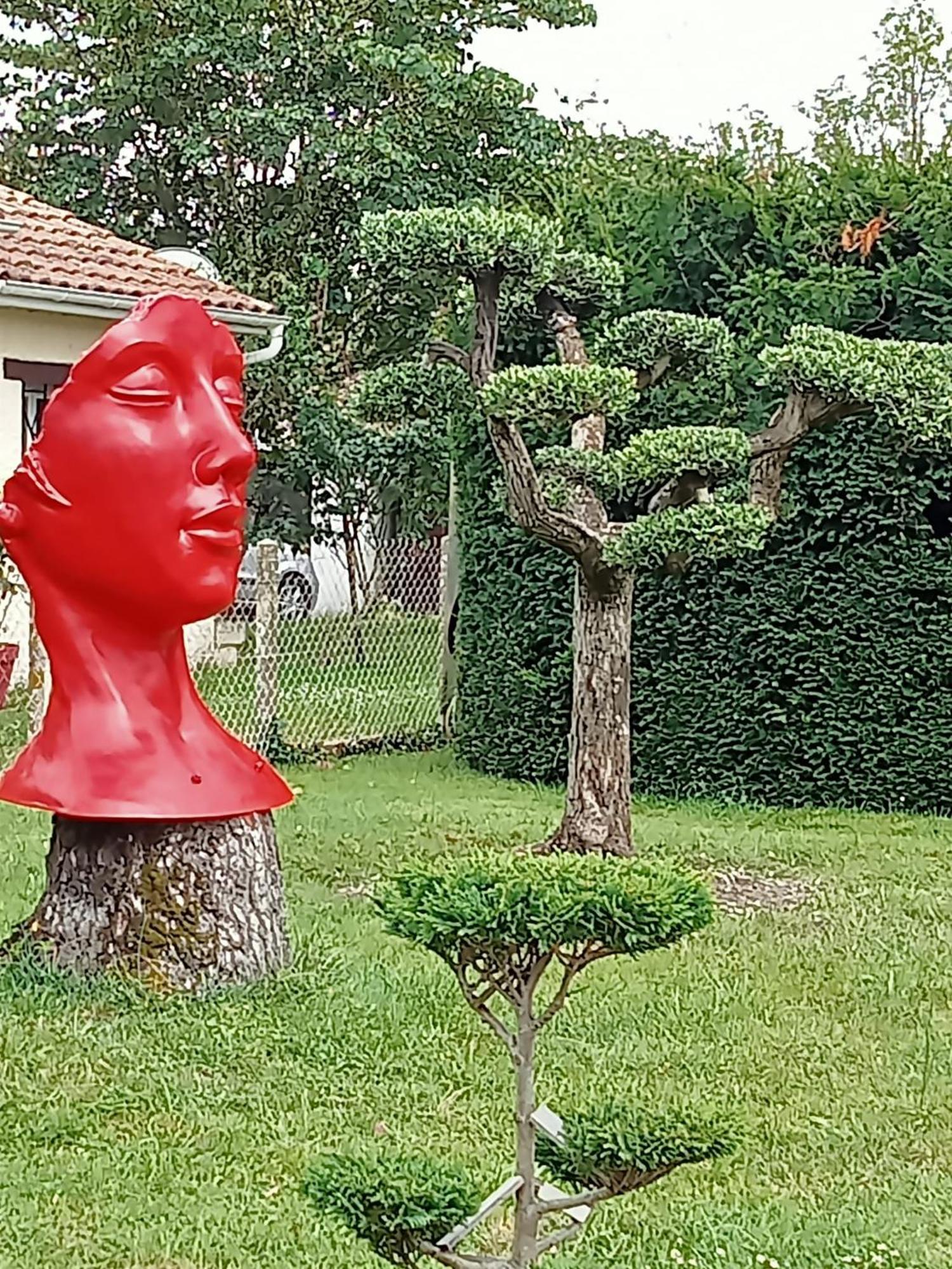 Une Pause Quelque Part Au Jardin Des Erables Et Des Niwakis Saint-Medard-de-Guizieres Exterior photo